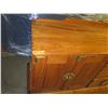 Image 2 : Sideboard Cabinet, Yaka Wood from Africa 80"x21"x42"H (some damage) by Axiom Design 4/95 By T. Doyle