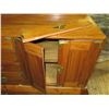 Image 8 : Sideboard Cabinet, Yaka Wood from Africa 80"x21"x42"H (some damage) by Axiom Design 4/95 By T. Doyle