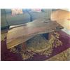 Image 2 : Solid Live Edge Wooden Coffee Table 36"x31"x18"H