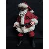 Image 2 : Qty 2 Santa Figurines:  Skating Santa 8"H, Clothique by Possible Dreams 2003 10"H