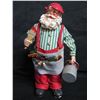 Image 2 : Qty 2 Santa Figurines: Painting Santa 10"H, Clothique by Possible Dreams 1993