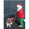 Image 8 : Santa Figurine Walking 3 Dogs & Sitting Reindeer