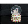 Image 2 : Thomas Kinkade Irish Night Before Christmas A2129 Santa & Musical Snow Globe w/ Snowmen