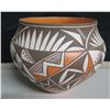 Image 1 : Pottery w/ Ethnic Pattern, Signed by Artist Joe Acoma NM 10" Dia, 9"H