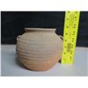 Image 8 : Grooved Pottery w/ Handles 6" Dia, 6"H