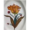 Image 2 : Oval Serving Platter w/ Flower, Grazia-Deruta, Made in Italy for Williams Sonoma