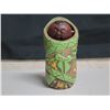 Image 8 : Qty 3 Objets d'Art: Green & Black Donut, Wooden Carved Asian Man & Baby in Blanket 4"H