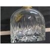 Image 8 : Glass 'Vodka' Decanter w/ Stopper & Gold-Tone Accents   8.5"H