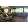 Image 2 : Modular 8-Piece Sectional Sofa, Light Yellow, Large-Scale