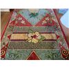 Image 8 : Long Pineapple Motif Wool Rug From Lodget at Koele (Lanai), No Holes (may need a little shampooing)