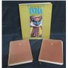 Image 1 : Qty 3 Vintage Books: India & 2 Alt-Deutsche Malerei Illustrated