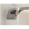 Image 9 : Qty 2 Upper Cabinets, Textured White Gloss Wave Pattern, Ultra Matte Creme