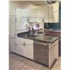 Image 2 : Silestone Counter, White Base & Upper Cabinets, 2 Sinks, Red Gum Drawers (dishwasher not included)