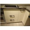 Image 25 : Kitchen Ensemble w/ Sections and Sink (see photos) - Appliances not included, countertop broken