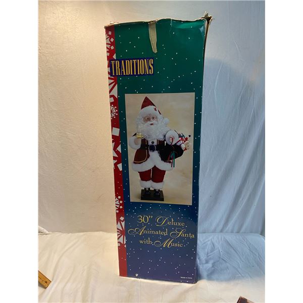 30” animated Santa