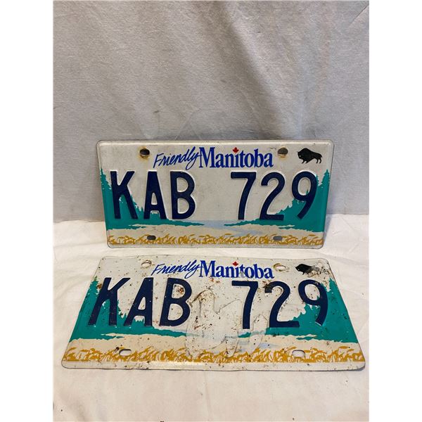 Manitoba license plates