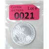 Image 1 : 1 Oz. 2021 .999 Fine Silver St. Helena Coin