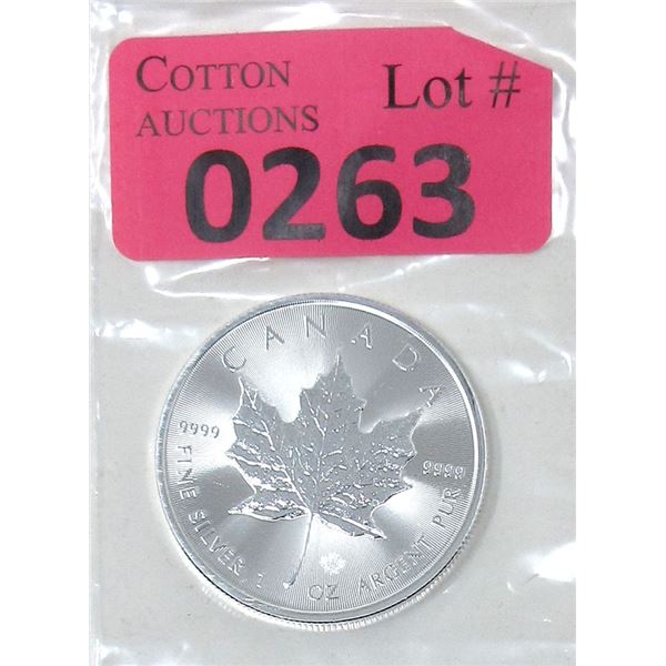 1 Oz .9999 Silver 2015 Canadian Maple Leaf Coin
