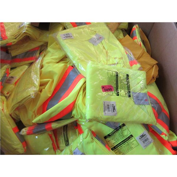 10 Assorted New Hi-Viz Shirts & Rain Pants