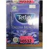 Image 1 : 6 Boxes of Tetley English Breakfast Tea Bags