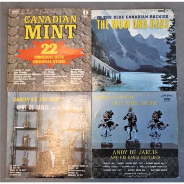 FOUR Records Canadian Mint, Canadian Old Time Music, Cross Canada Old