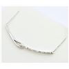 Image 3 : Sterling Silver Diamond Necklace