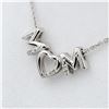 Image 2 : Sterling Silver Diamond Mom Pendant