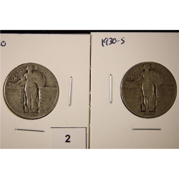 1930 & 1930-S STANDING LIBERTY QUARTERS
