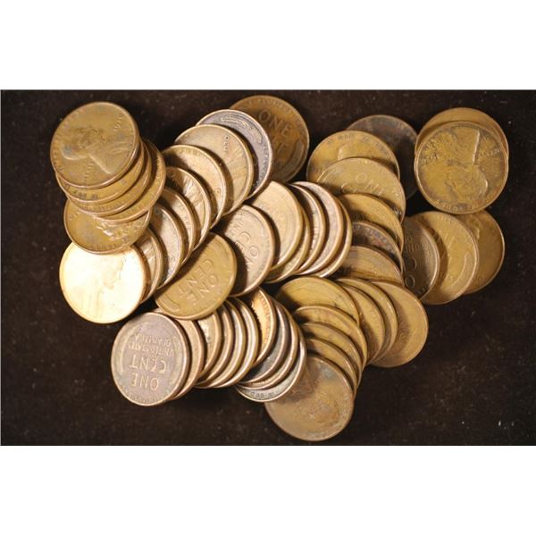 SOLID DATE ROLL OF 50-1930 LINCOLN CENTS