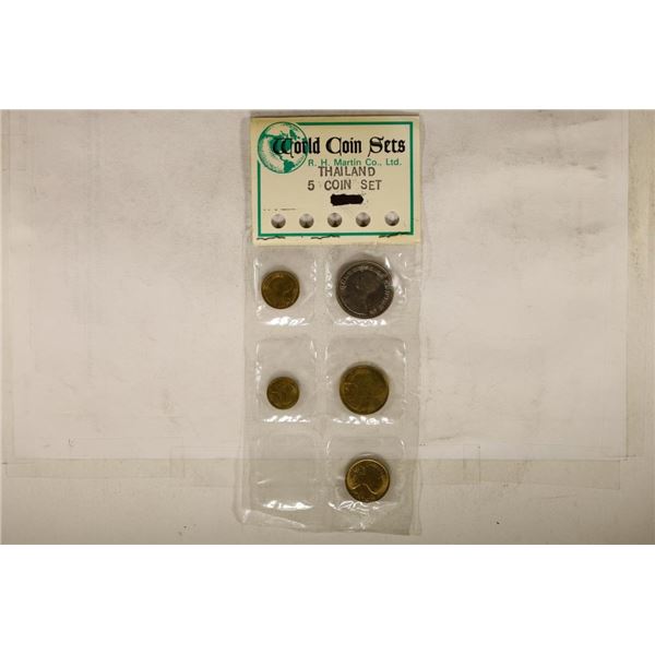 THAILAND 5 COIN MINT UNC SET