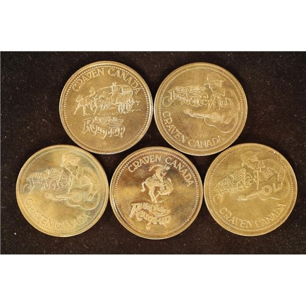 5-ASSORTED BIG VALLEY JAMBOREE "CRAVEN CANADA"