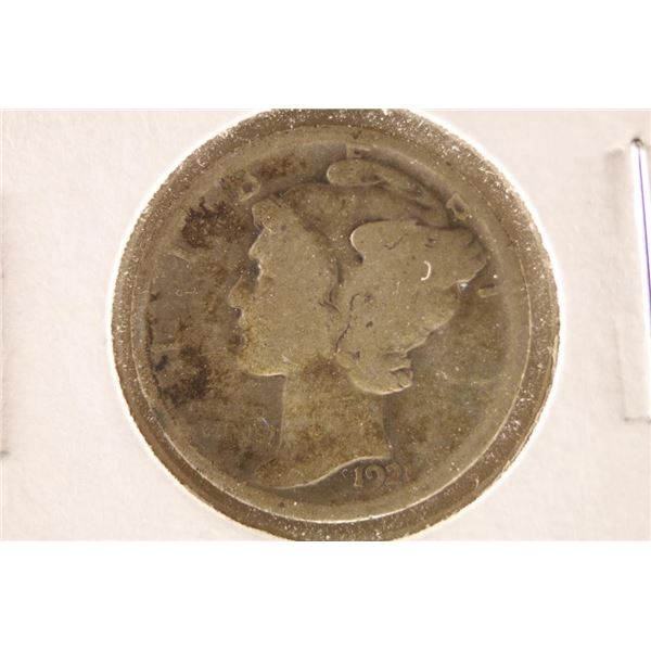 1921 MERCURY DIME KEY DATE