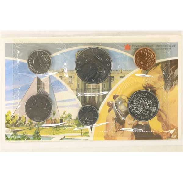 1980 CANADA UNC SET ORIGINAL ROYAL CANADIAN MINT