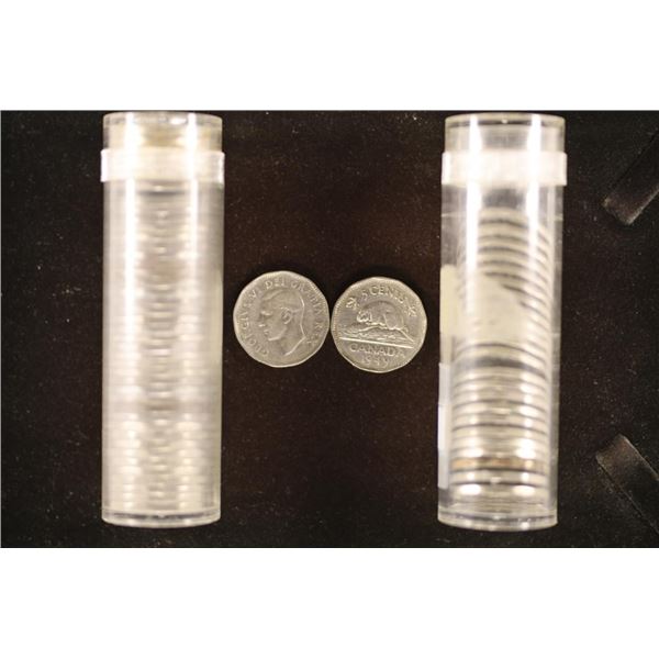 67 ASSORTED 1940'S & 50'S CANADA FIVE CENTS