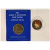 Image 1 : 2-KENNEDY HALF DOLLARS 1985 24KT GOLD PLATED AND