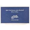 Image 3 : 2005 CHIEF JUSTICE JOHN MARSHALL PF SILVER DOLLAR