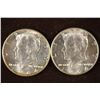 Image 1 : 2-90% SILVER 1964 KENNEDY HALF DOLLARS