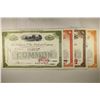 Image 1 : 4 ASSORTED VINTAGE RAILROAD STOCK CERTIFICATES
