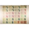 Image 1 : 24 PIECES OF 1964 INDONESIA CRISP MOSTLY CRISP UNC