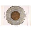 Image 2 : ENCASED 1901 INDIAN HEAD CENT GOOD LUCK SOUVENIR