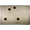 Image 2 : 4-HOLIDAY CARDS WITH 1 1/2' SOLID BRONZE MEDALS