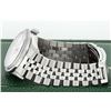 Image 5 : Rolex Mens 36 Silver Diamond Stainless Steel With Rolex Box
