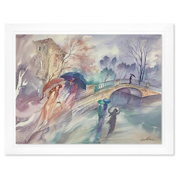 Zina Roitman, Framed Hand Signed Original Painting with Letter of Authenticity.