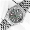 Image 2 : Rolex Mens Stainless Steel Black MOP Baguette Diamond 36MM Datejust Wristwatch W