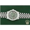 Image 4 : Rolex Mens Stainless Steel Black MOP Baguette Diamond 36MM Datejust Wristwatch W