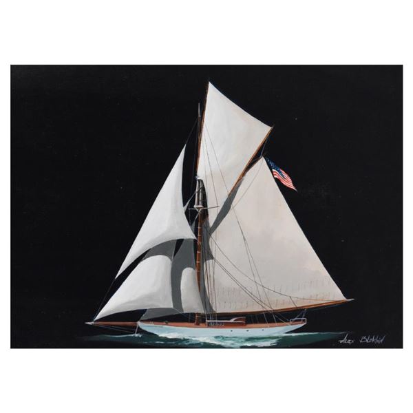 One Masted Yacht by Blokhin Original