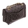 Image 3 : Chanel Black Patent Leather Small Flap Shoulder Bag