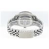 Image 8 : Rolex Mens Stainless Steel Blue Vignette 3 ctw Diamond Datejust Wristwatch