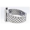 Image 9 : Rolex Mens Stainless Steel Blue Vignette 3 ctw Diamond Datejust Wristwatch