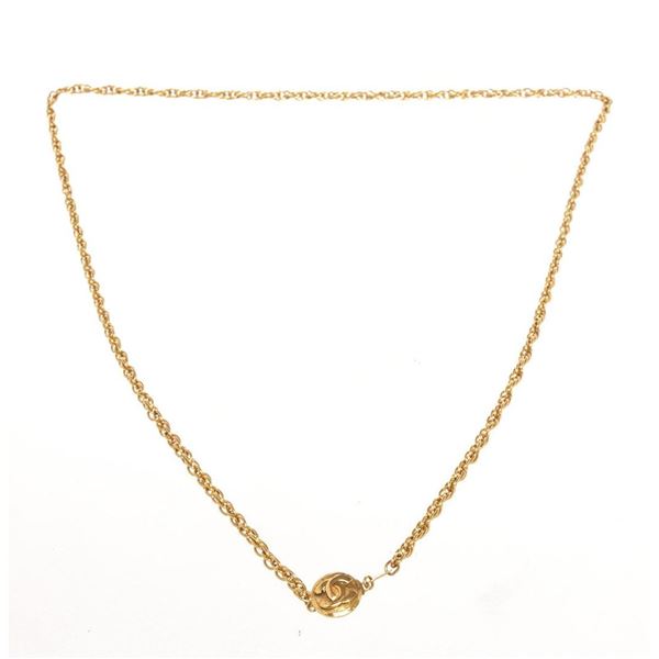 Chanel Gold CC Necklace
